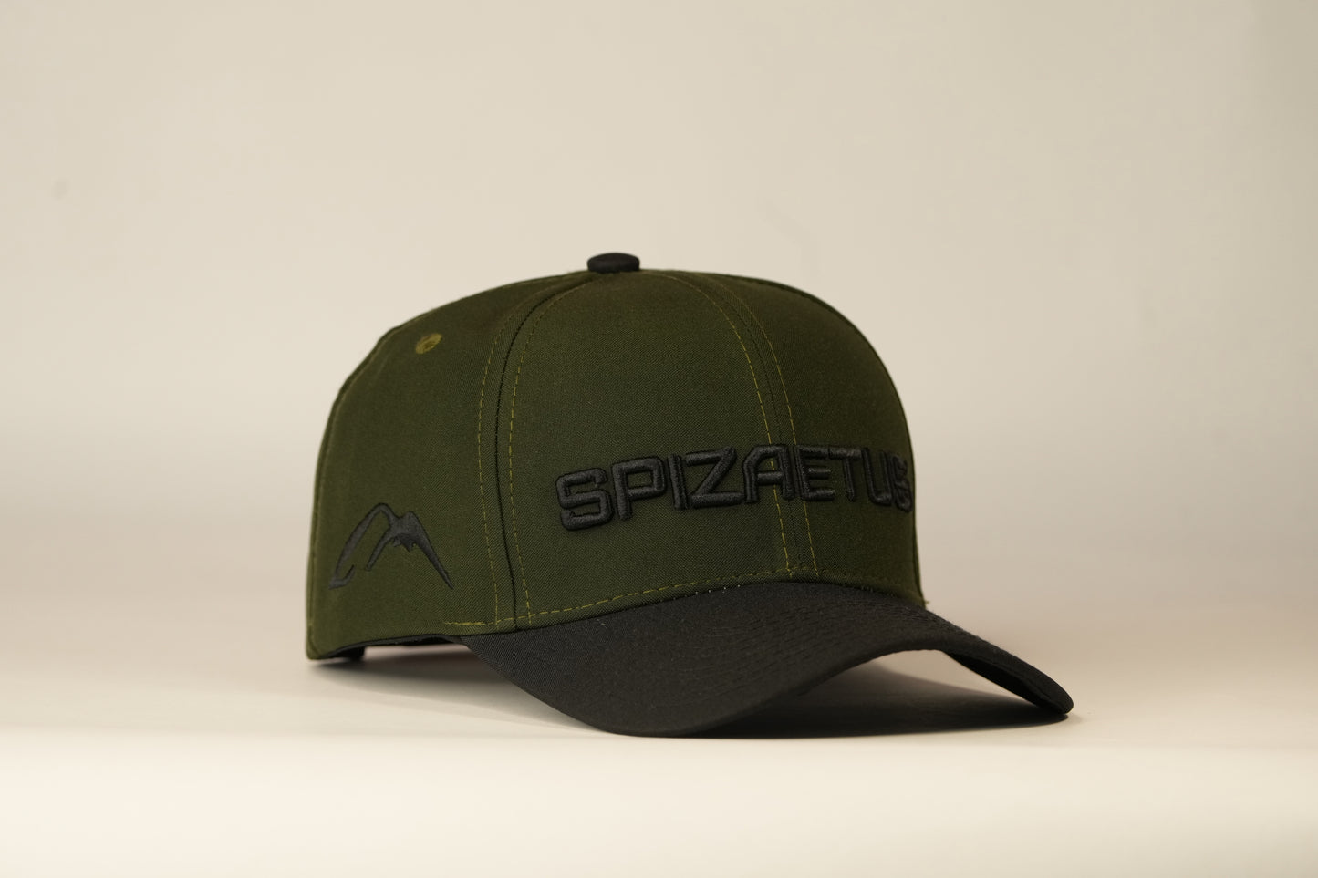 Gorra Spizaetus en relieve - verde militar y negro