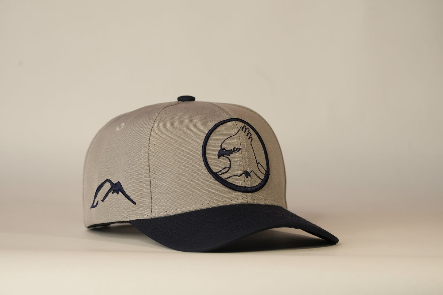 Gorra Spizaetus clásica - gris y azul oscuro