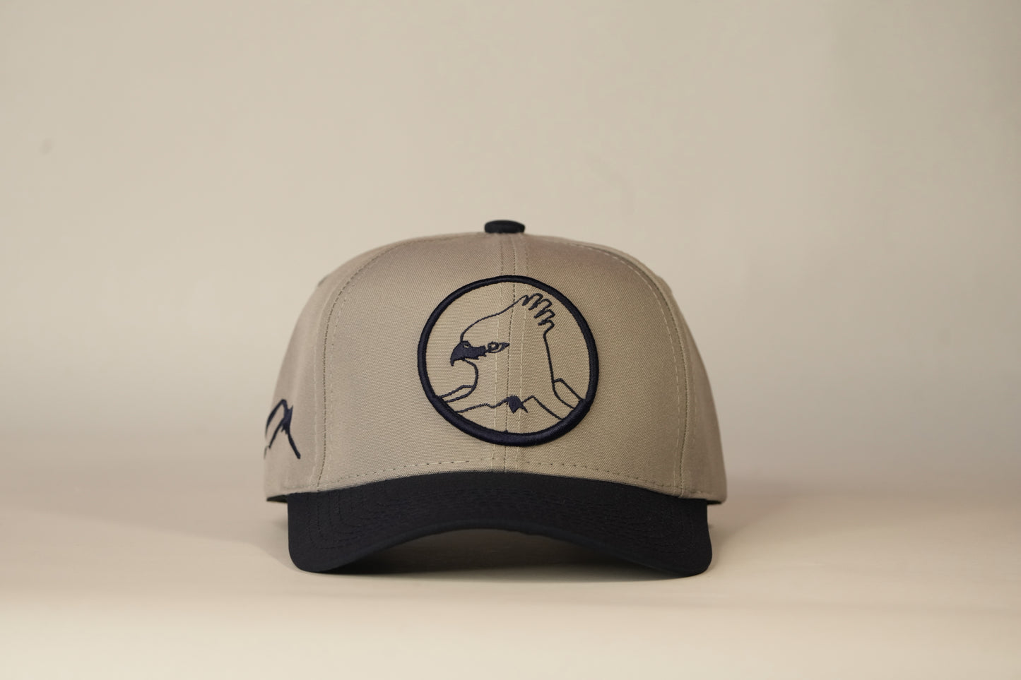 Gorra Spizaetus clásica - gris y azul oscuro
