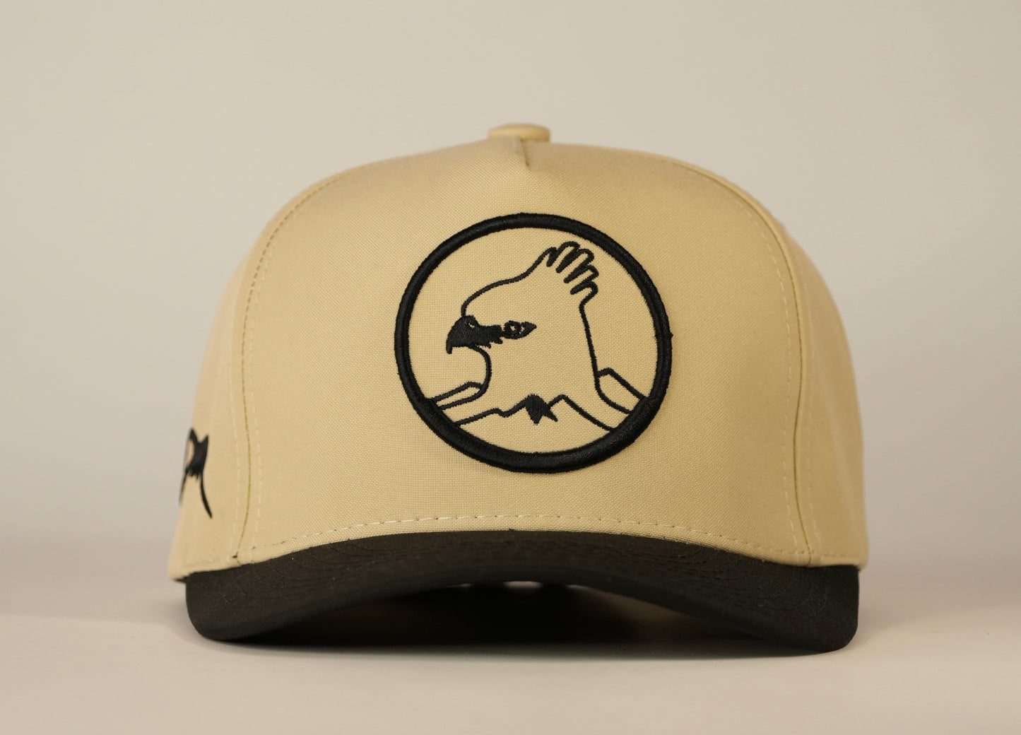 Gorra Spizaetus clasica - Negra y beige