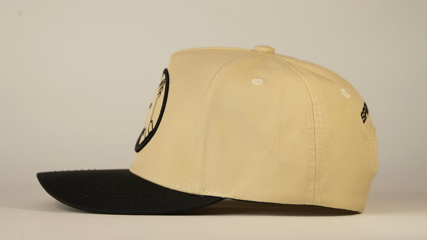 Gorra Spizaetus clasica - Negra y beige