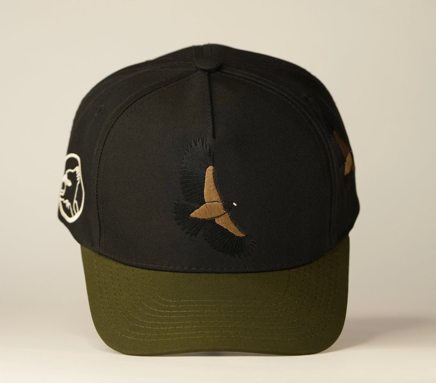Gorra vuelo águila real de montaña - Negra y café