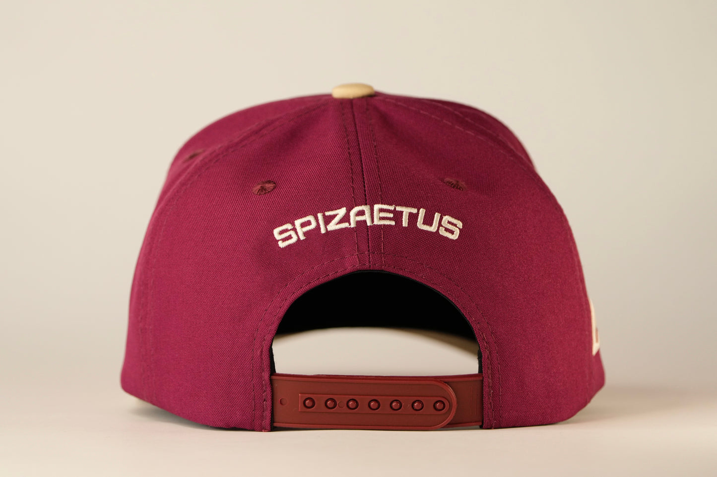 Gorra Spizaetus clasica - vinotinto y beige