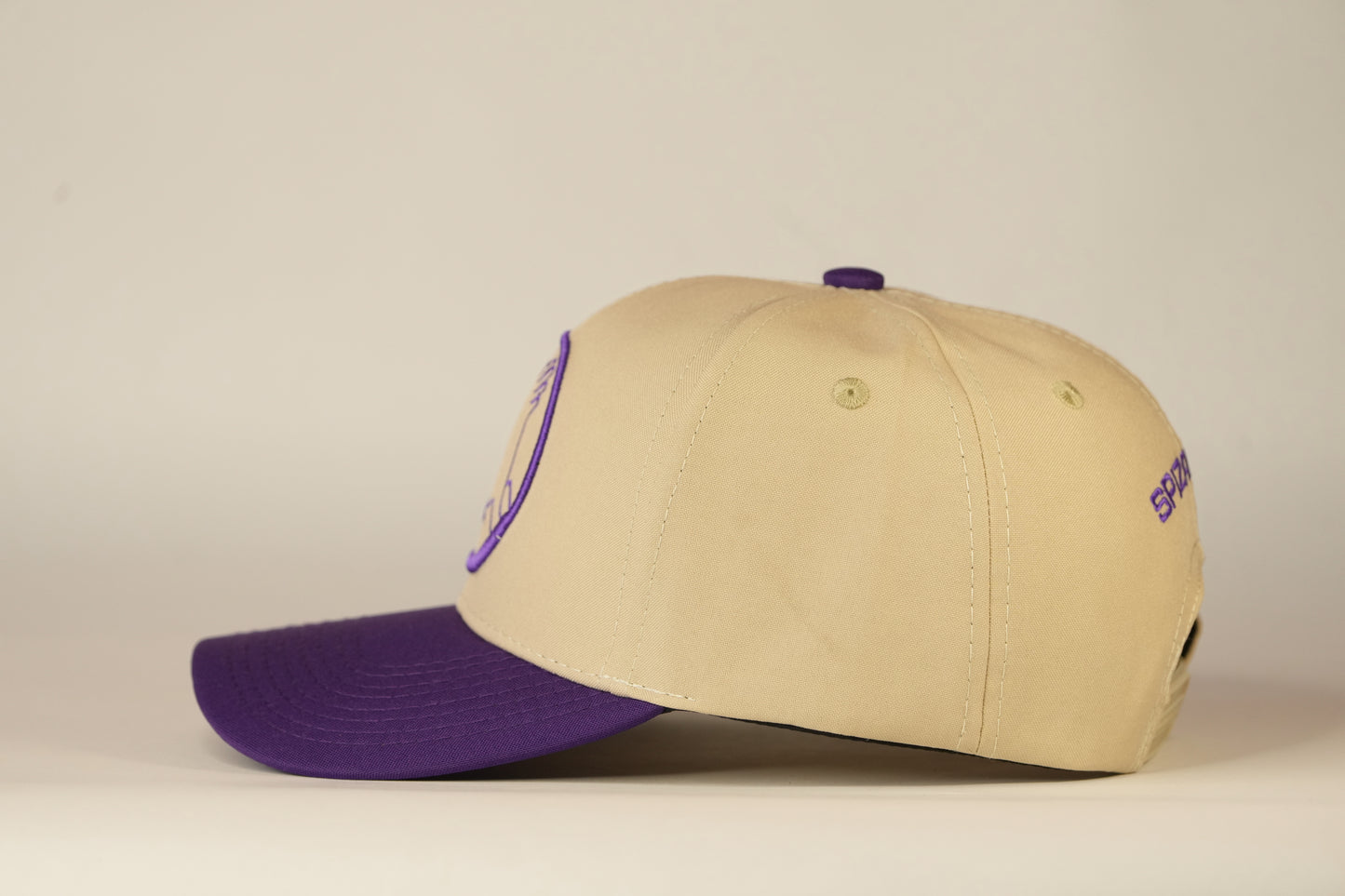 Gorra Spizaetus clásica - Morada y beige