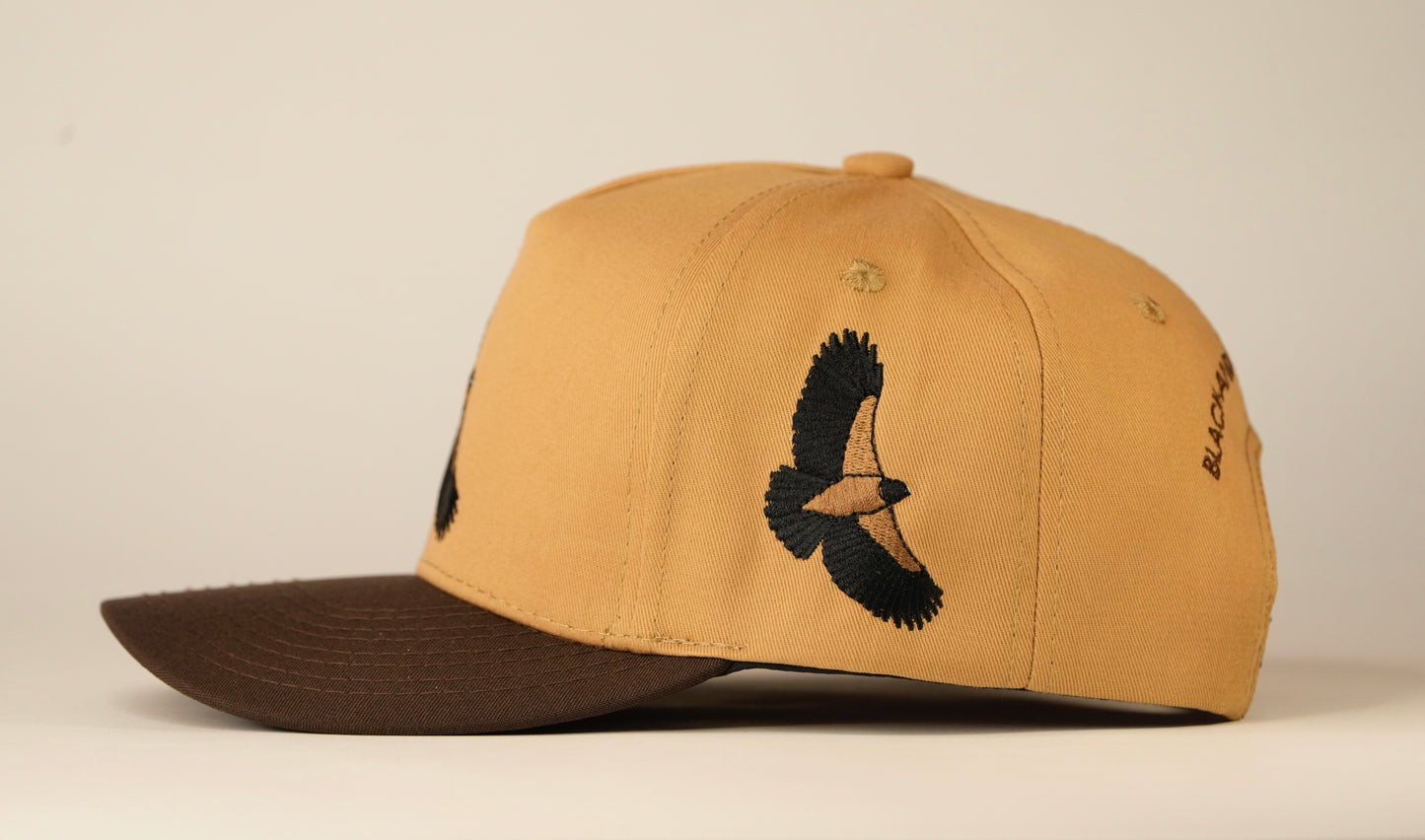 Gorra vuelo del águila real de montaña - Cafe y beige