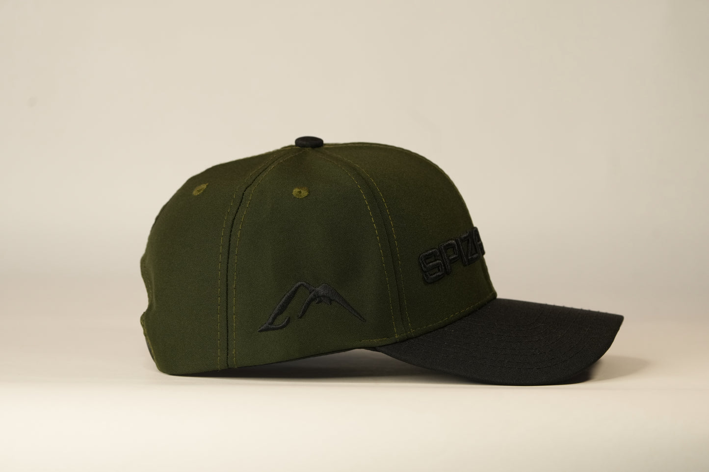 Gorra Spizaetus en relieve - verde militar y negro
