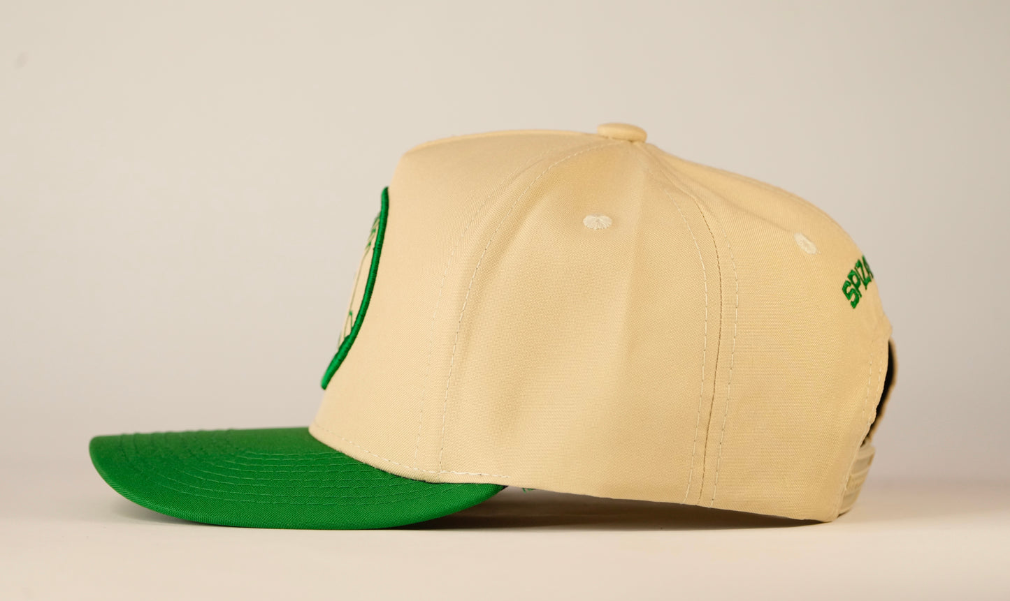 Gorra Spizaetus clasica - verde y beige