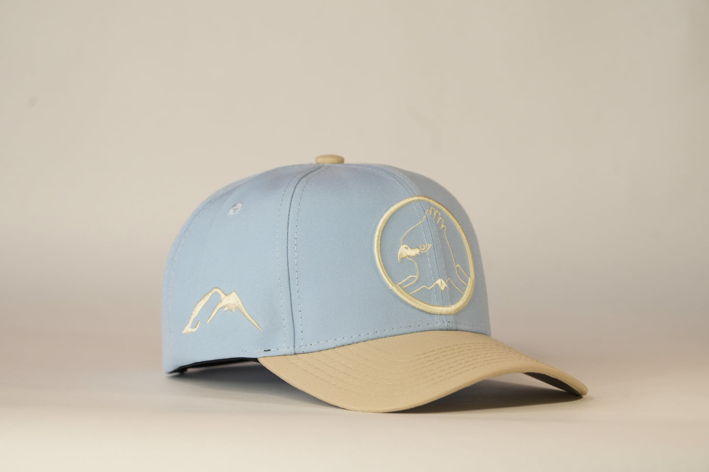 Gorra Spizaetus clásica - azul cielo y beige