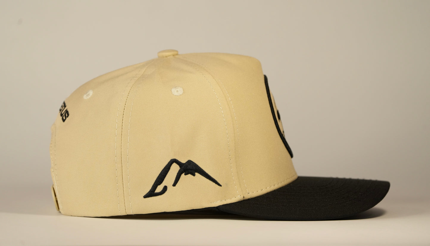 Gorra Spizaetus clasica - Negra y beige